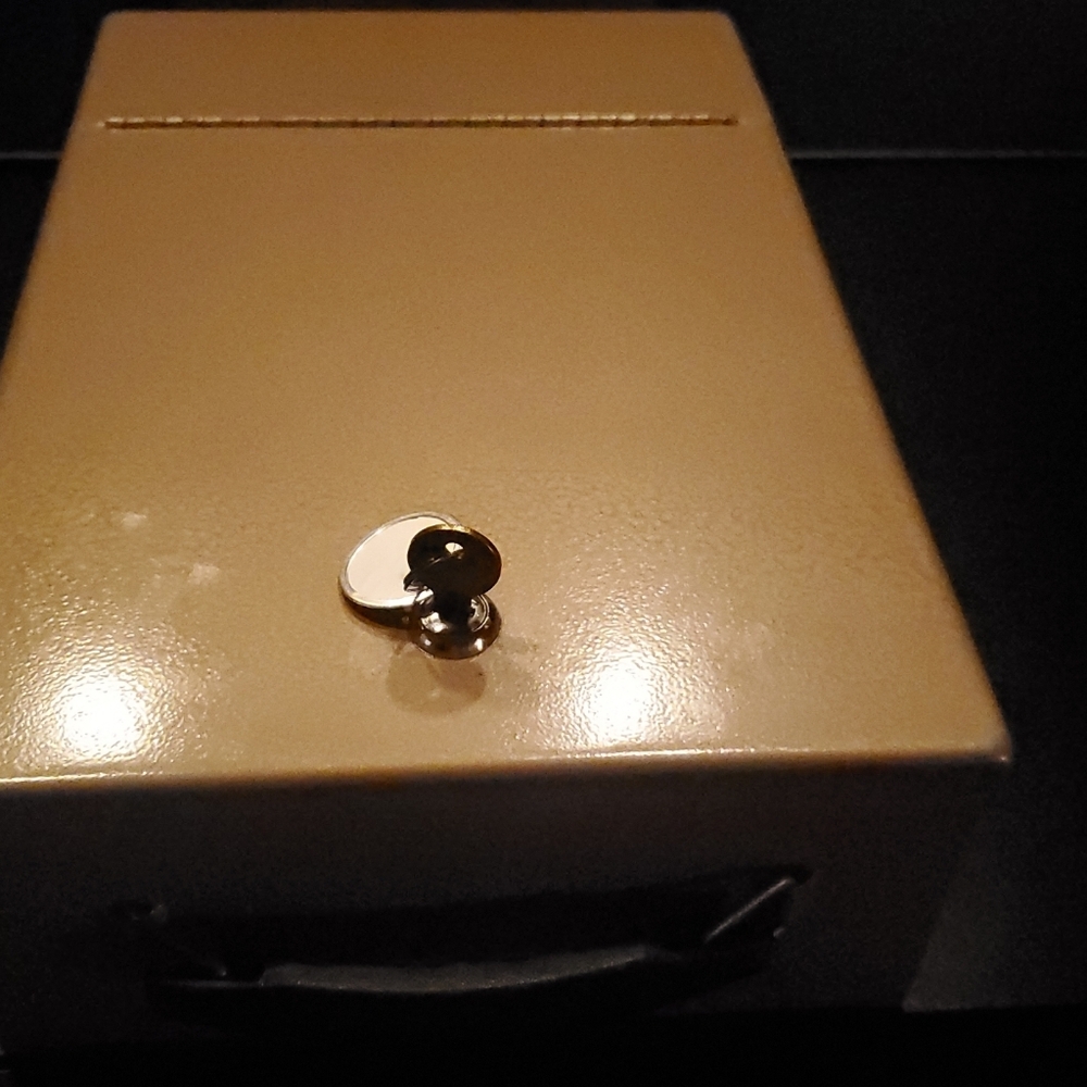 Vintage Rockaway Courier-Grade Bank Deposit With Key